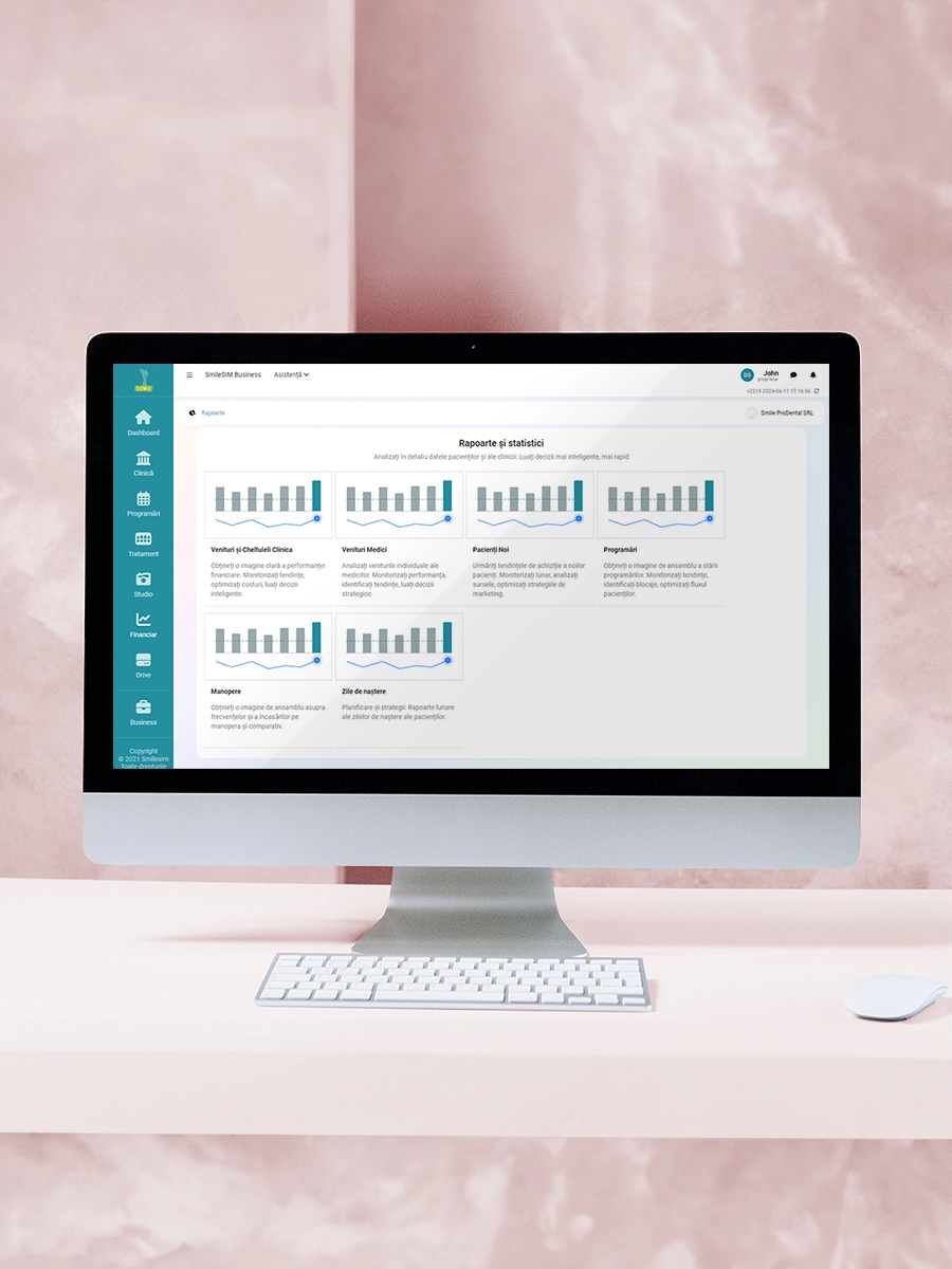 Caracteristica Îmbunătățirea Performanței Operaționale din modulul software SmileSIM Financiar Îmbunătățirea Performanței Operaționale caracteristica aplicației software